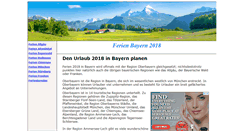Desktop Screenshot of bayern-reisen-urlaub.de