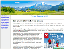 Tablet Screenshot of bayern-reisen-urlaub.de
